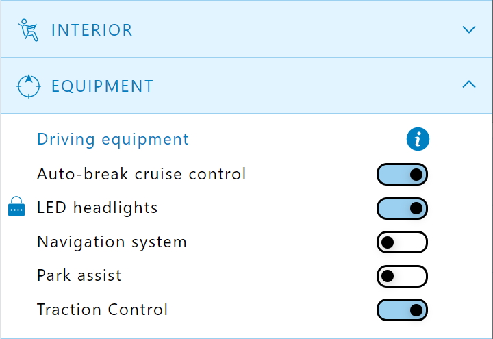Konfiguration von Produkten mit einer Vielzahl von Optionen